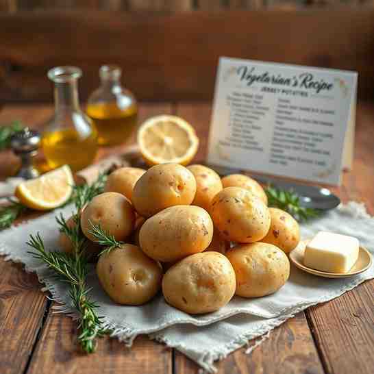 Jersey Royal Potatoes - GF/DF Vegetarian Recipe